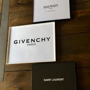 Givenchy, Balmain, Saint Laurent bags